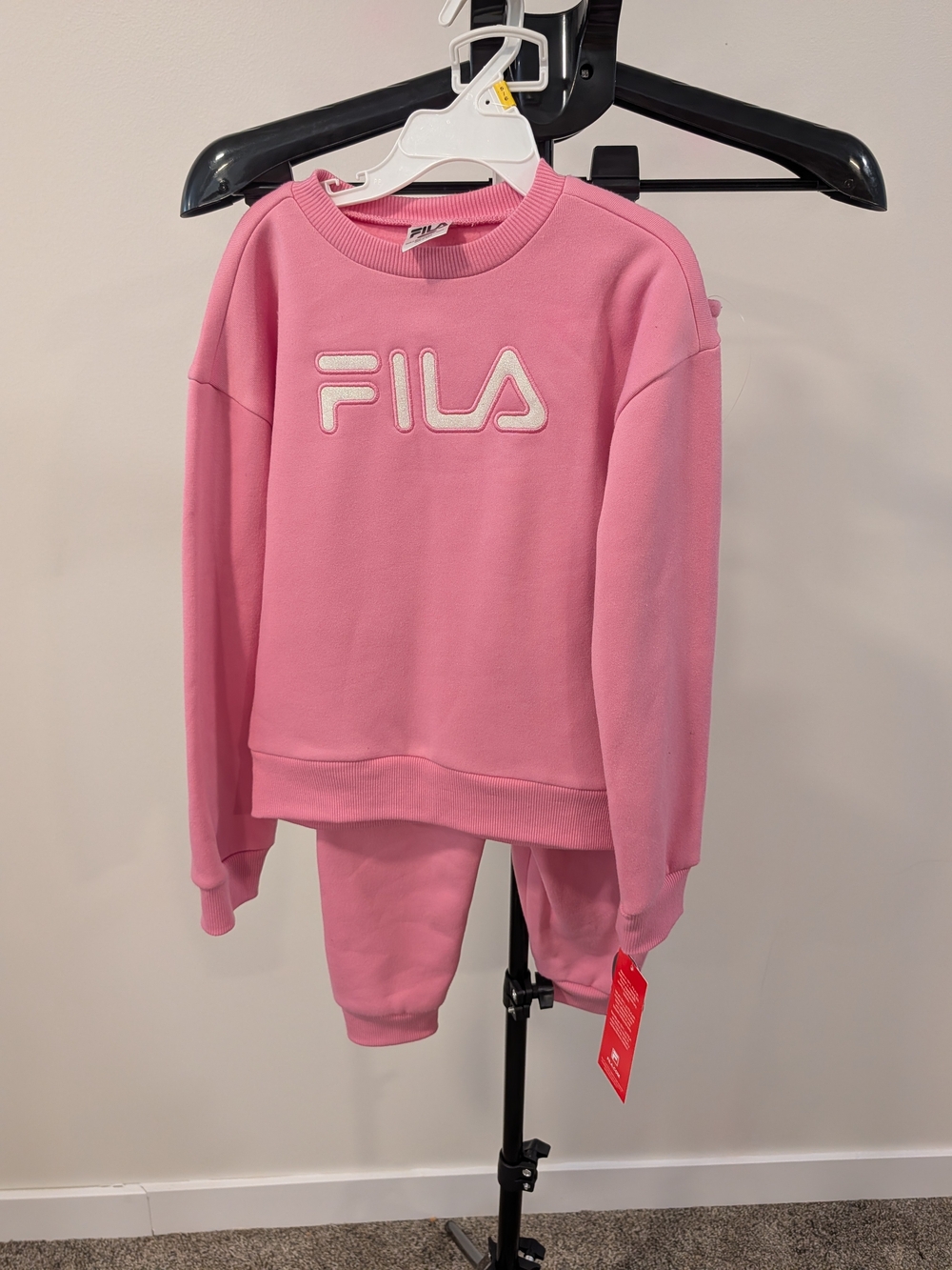 FILA Kids Pink 2 Piece Sweats Set Size 5/6